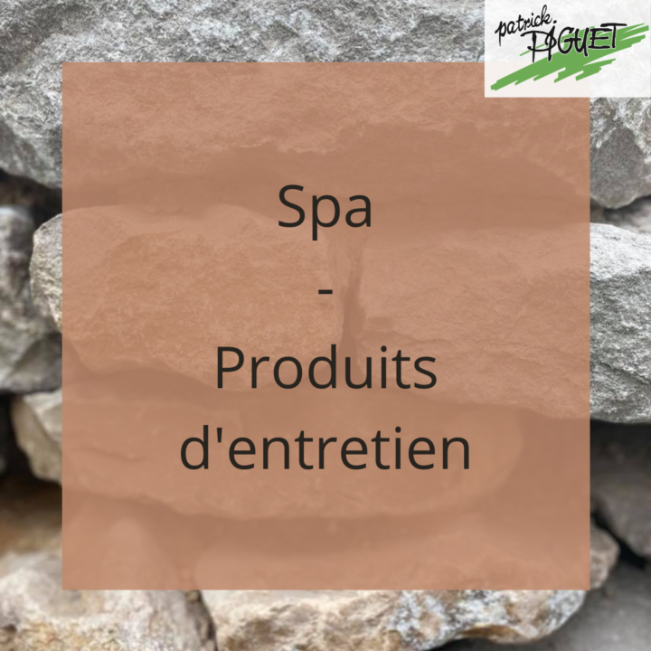 Spa - Produits d'entretien